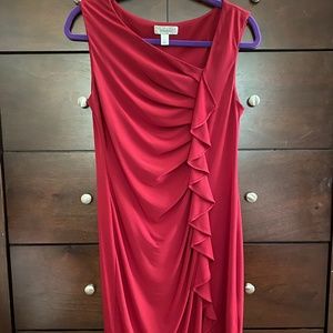 Beautiful Cranberry Cocktail Dress